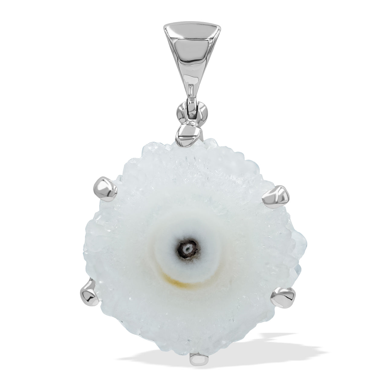 Starborn Quartz Rosettes Prong Set Pendant in Sterling Silver – RP - Regular Price