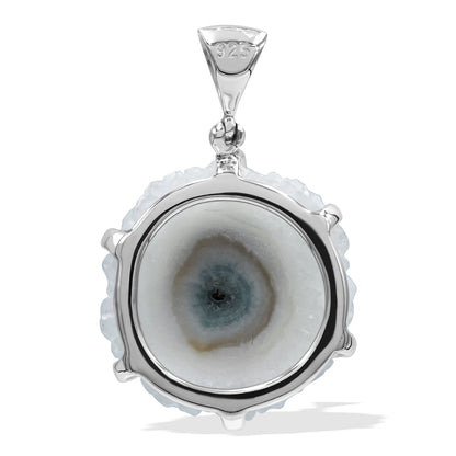 Starborn Quartz Rosettes Prong Set Pendant in Sterling Silver – RP - Regular Price