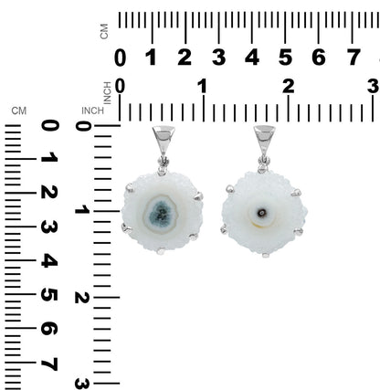 Starborn Quartz Rosettes Prong Set Pendant in Sterling Silver – RP - Regular Price