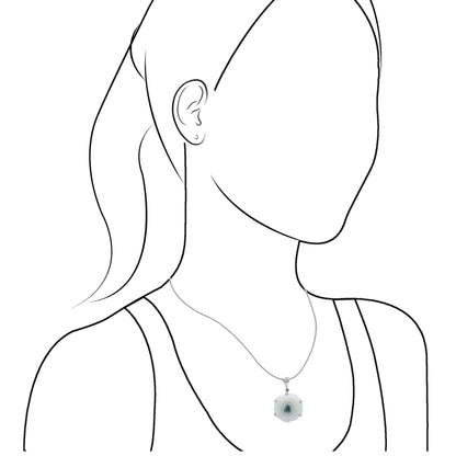 Starborn Quartz Rosettes Prong Set Pendant in Sterling Silver – RP - Regular Price