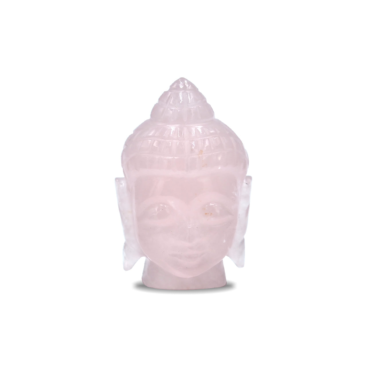 XL Hand Carved Rose Quartz Buddha Head - 1 Piece – RP - Regular Price