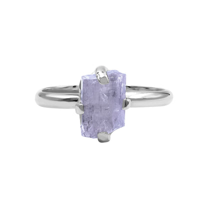 Starborn Purple Scapolite Prong Setting Ring in Sterling Silver