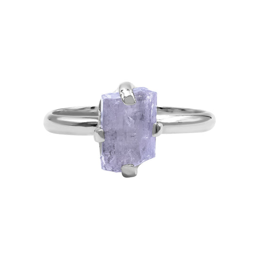 Starborn Purple Scapolite Prong Setting Ring in Sterling Silver