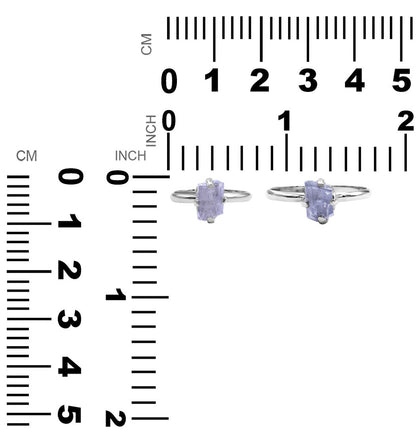 Starborn Purple Scapolite Prong Setting Ring in Sterling Silver