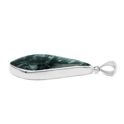 Starborn Freeform Seraphinite Pendant in Sterling Silver – RP - Regular Price