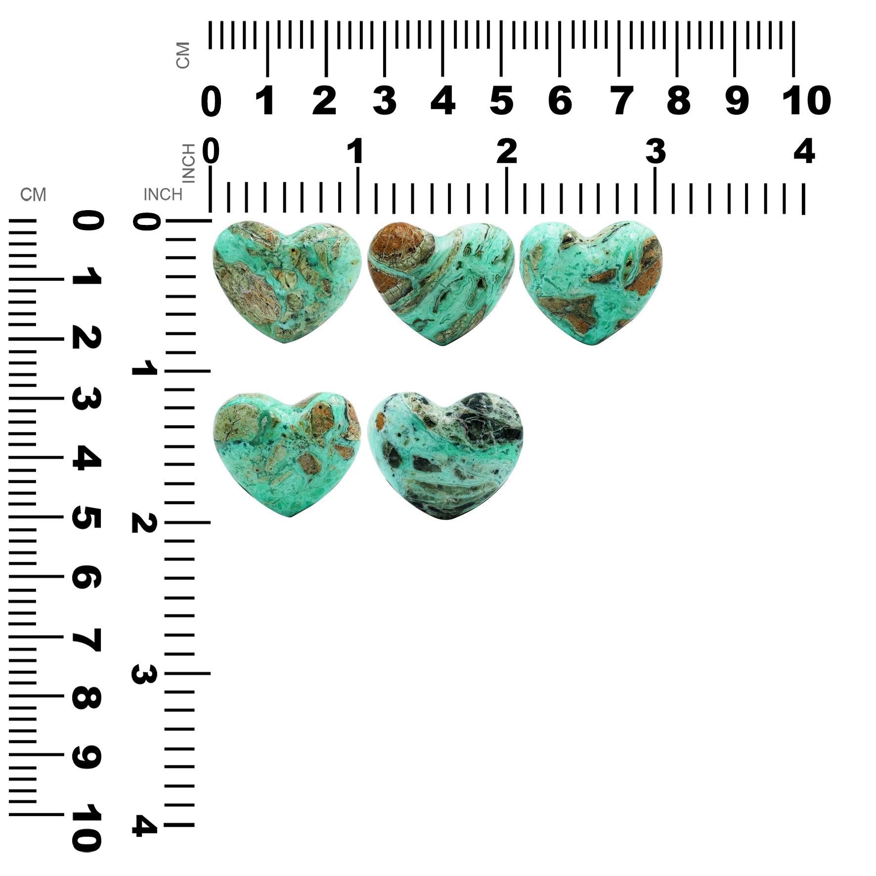 Starborn Smithsonite Heart Cabochon 21-23 mm - 1 Piece – RP - Regular Price