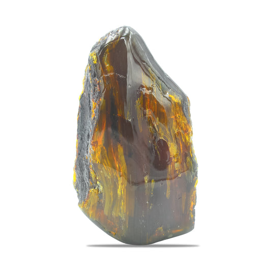 Starborn Polished Lion's Mane Sumatra Amber Collector (130g-150g) - 1 Piece – RP - Regular Price