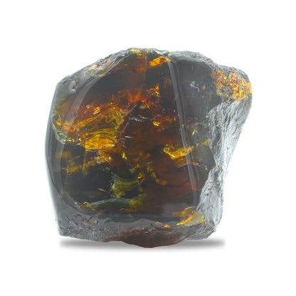 Starborn Polished Lion's Mane Sumatra Amber Collector (130g-150g) - 1 Piece – RP - Regular Price