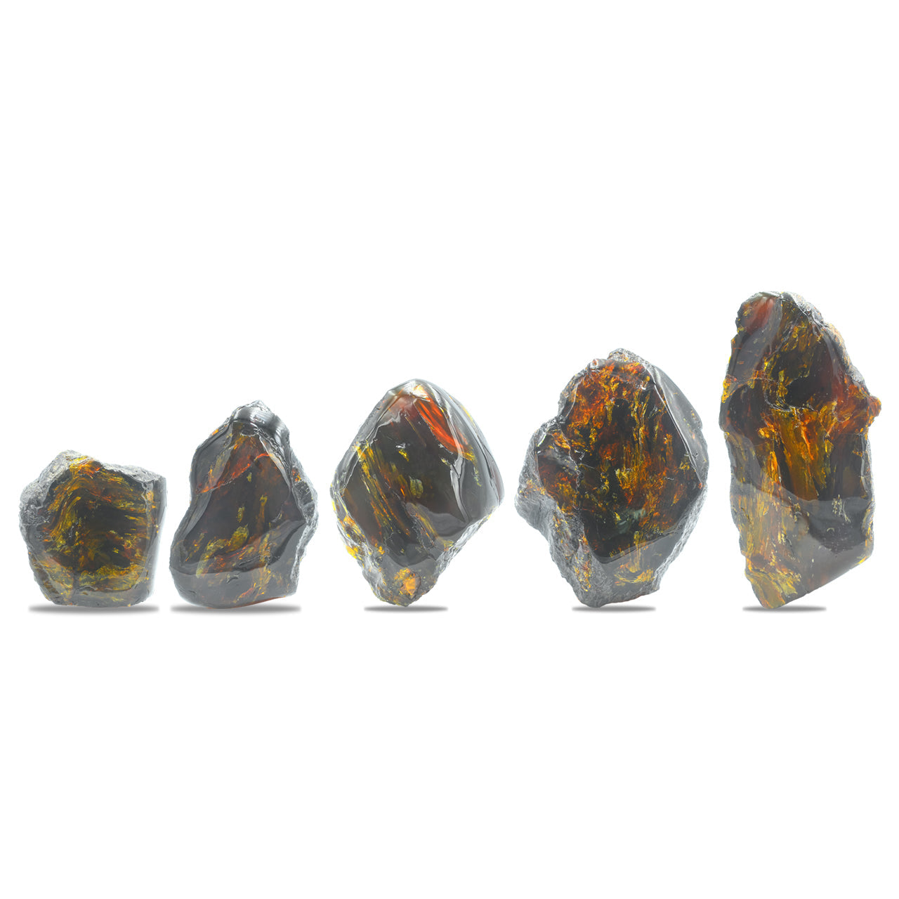 Starborn Polished Lion's Mane Sumatra Amber Collector (180g-200g) - 1 Piece – RP - Regular Price