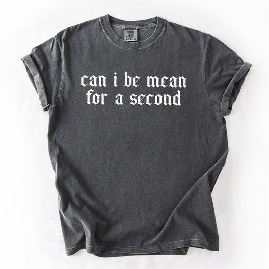 "Can I Be Mean For A Second?" - Comfort Colors TShirt