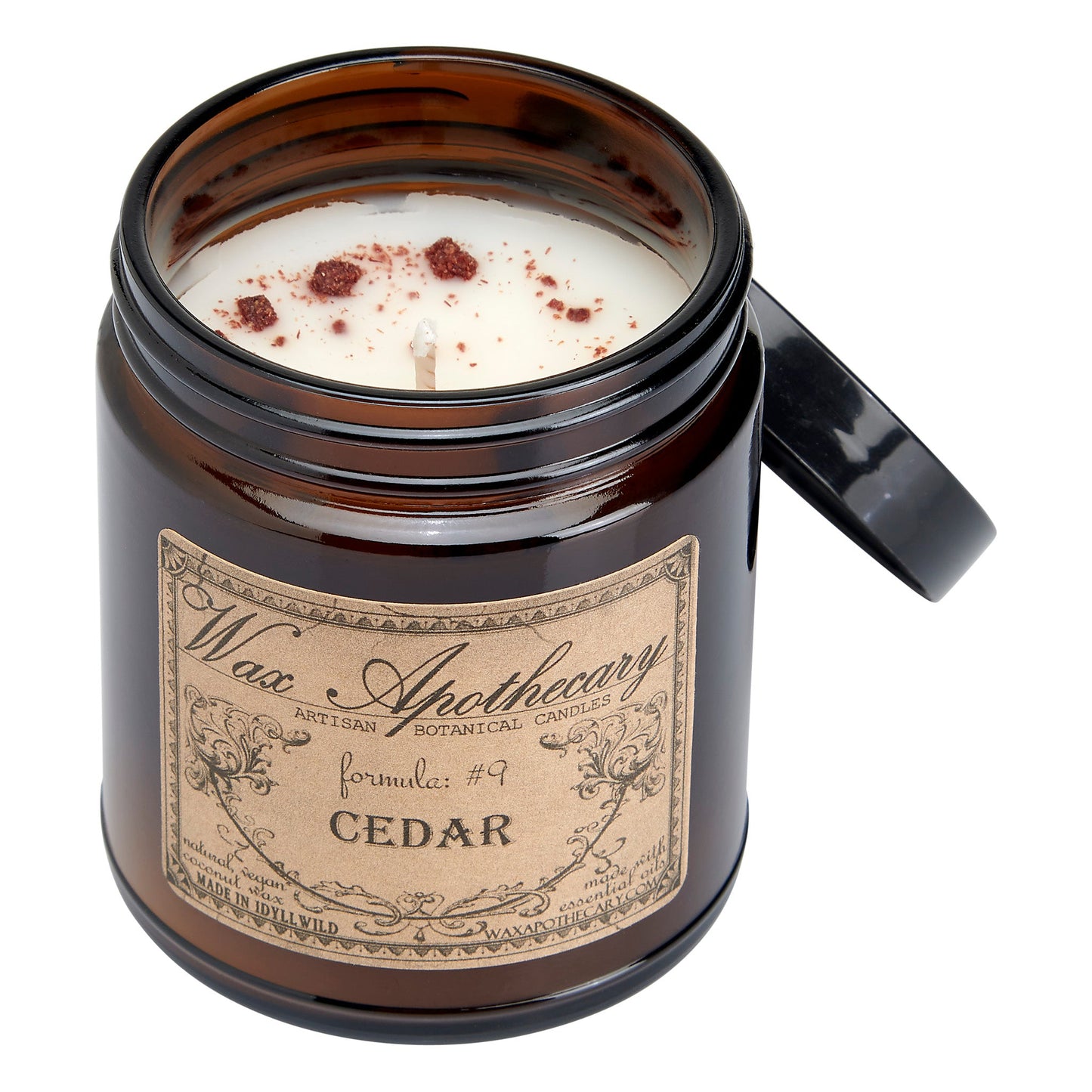 6 oz Botanical Candle in Amber Glass Jar - Cedar – Candle