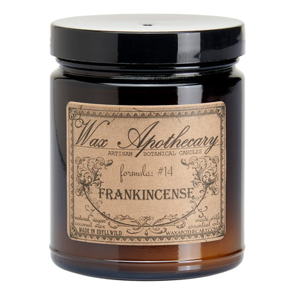 6 oz Botanical Candle in Amber Glass Jar - Frankincense – Candle