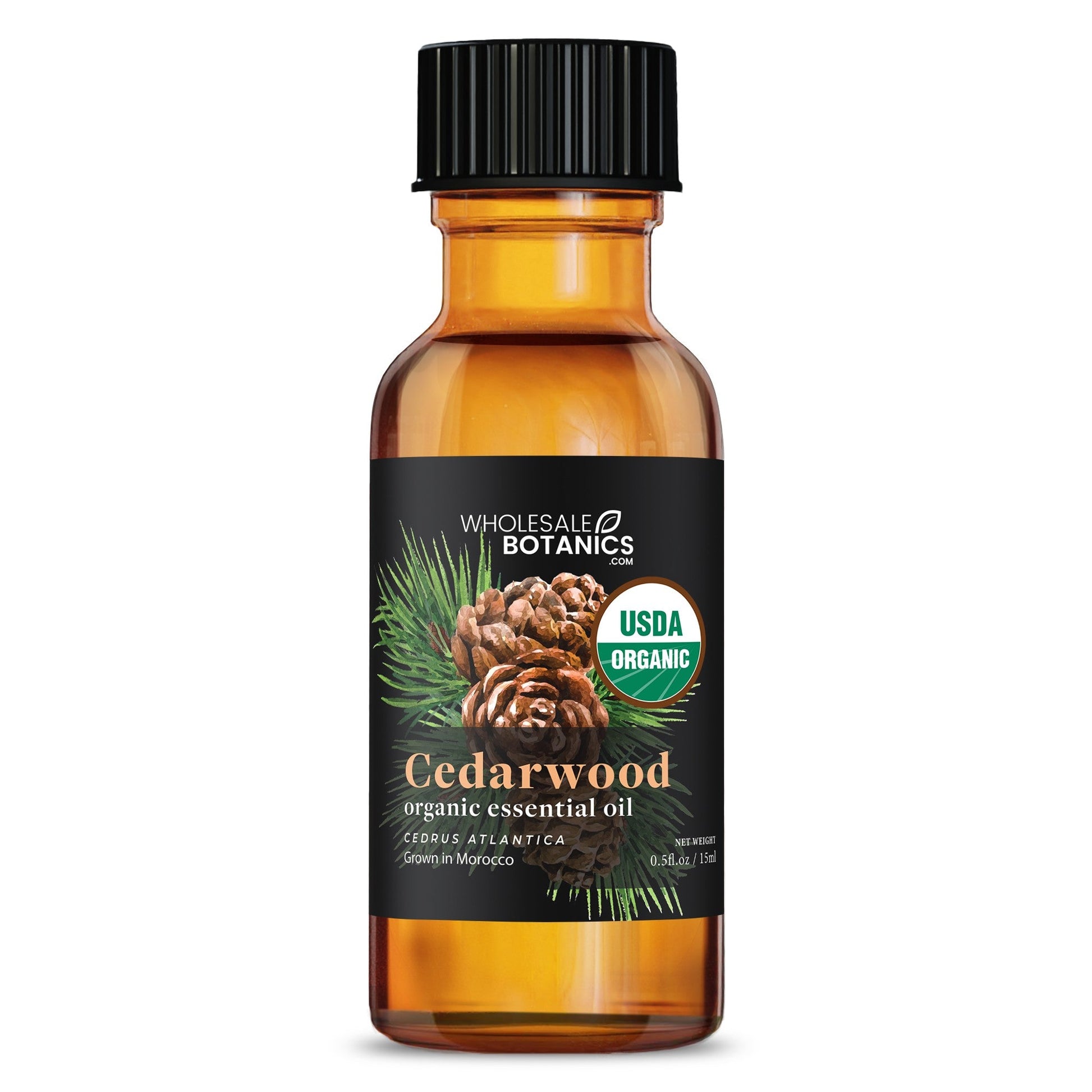 Organic Cedarwood Essential Oil – .5 oz Organic_Essential_Oil