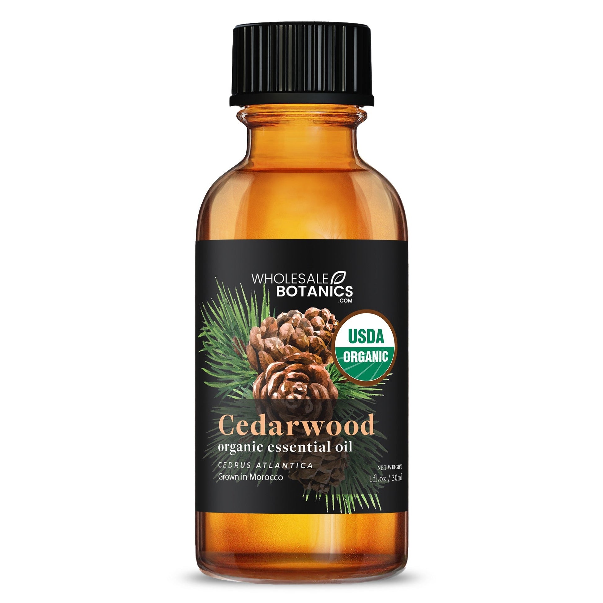 Organic Cedarwood Essential Oil – 1 oz Organic_Essential_Oil
