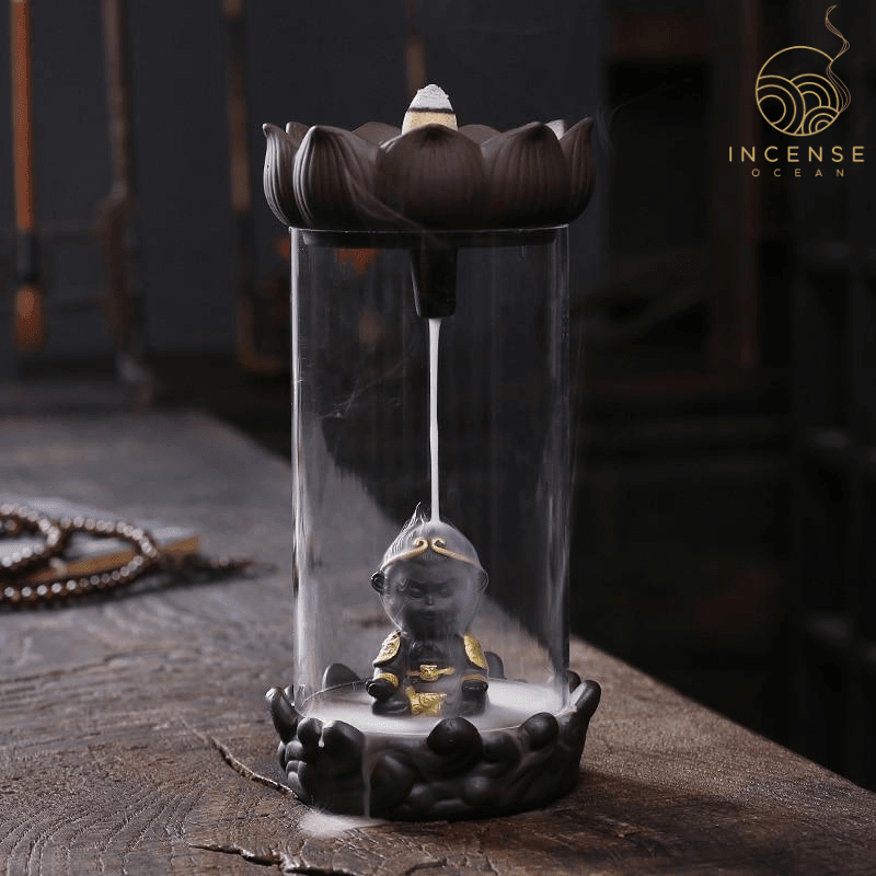 Ceramic Sun Backflow Incense Burner