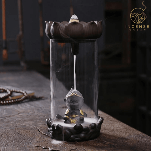 Ceramic Sun Backflow Incense Burner