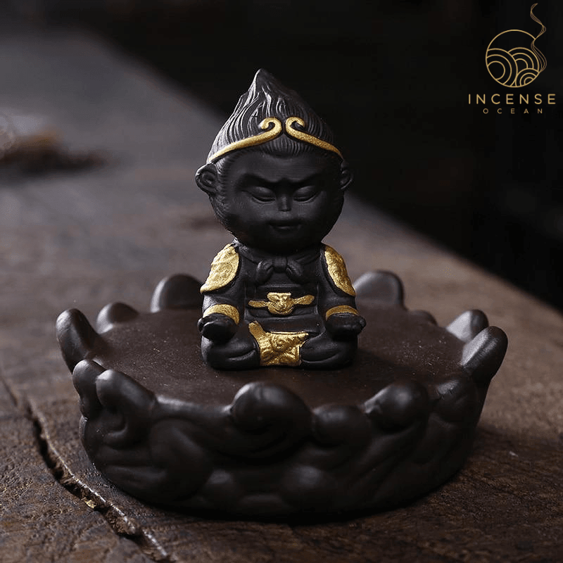 Ceramic Sun Backflow Incense Burner