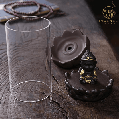 Ceramic Sun Backflow Incense Burner