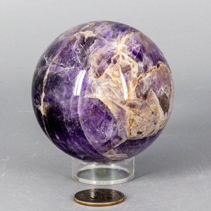 Chevron Amethyst Spheres 58-71MM