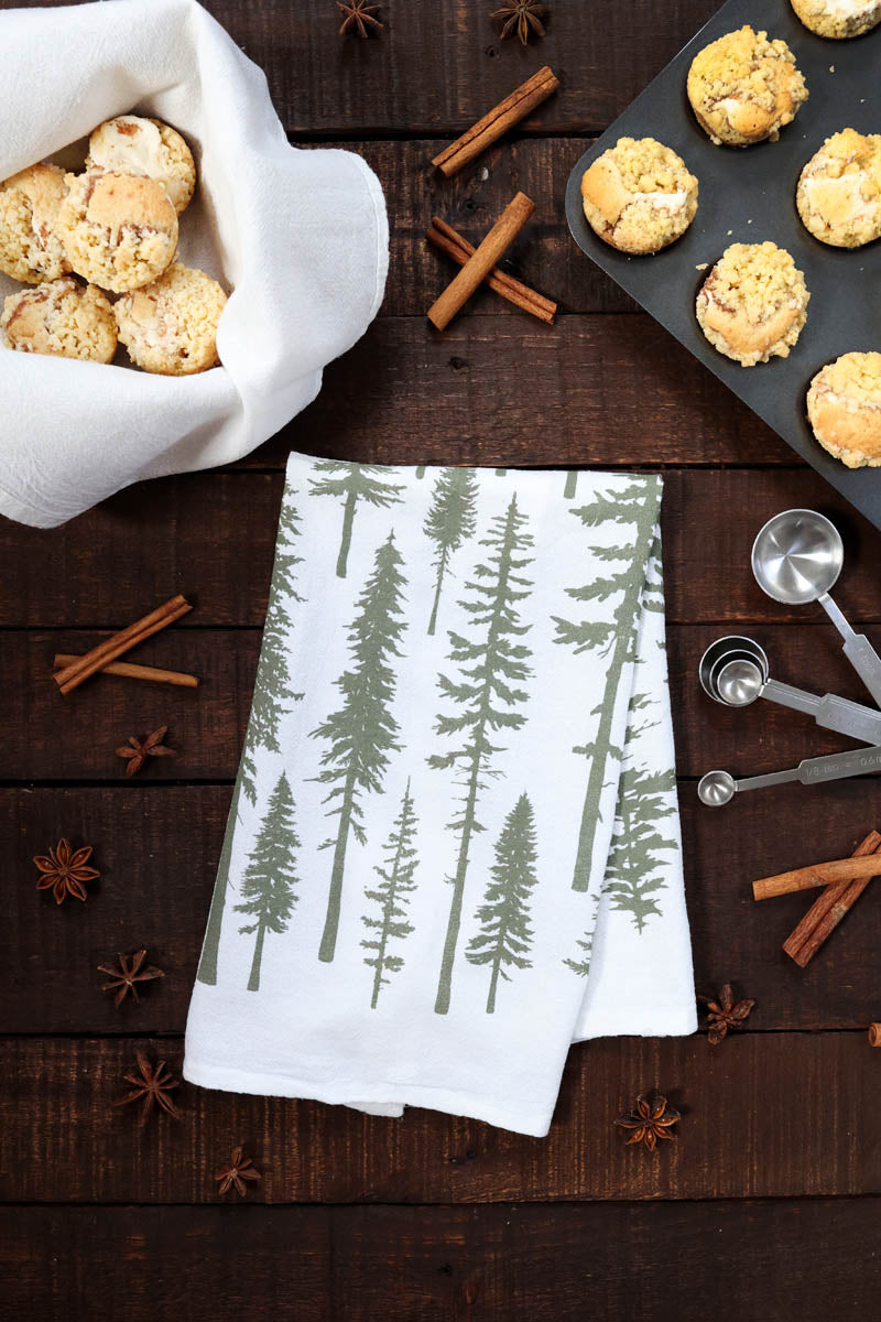 Redwood Trees Tea Towel