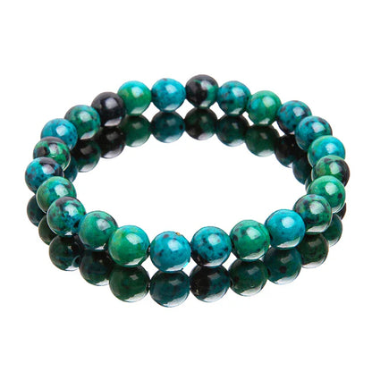 Chrysocolla Diabetes Support Crystal Bracelet – Beaded Bracelet