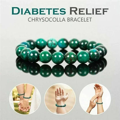 Chrysocolla Diabetes Support Crystal Bracelet – Beaded Bracelet