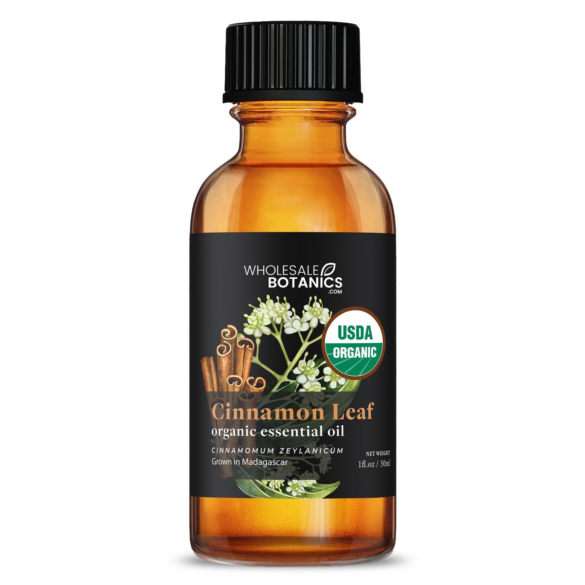 Organic Cinnamon Leaf Essential Oil – 1 oz Organic_Essential_Oil