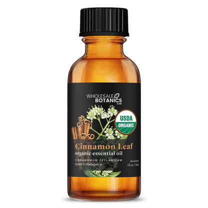 Organic Cinnamon Leaf Essential Oil – 1 oz Organic_Essential_Oil