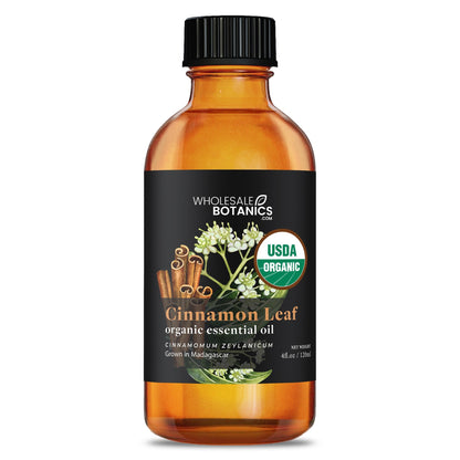 Organic Cinnamon Leaf Essential Oil – 4 oz Organic_Essential_Oil