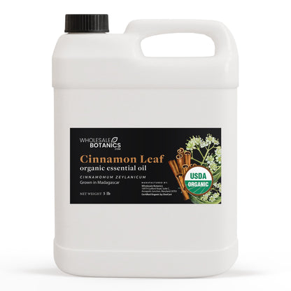 Organic Cinnamon Leaf Essential Oil – 5 lbs Organic_Essential_Oil