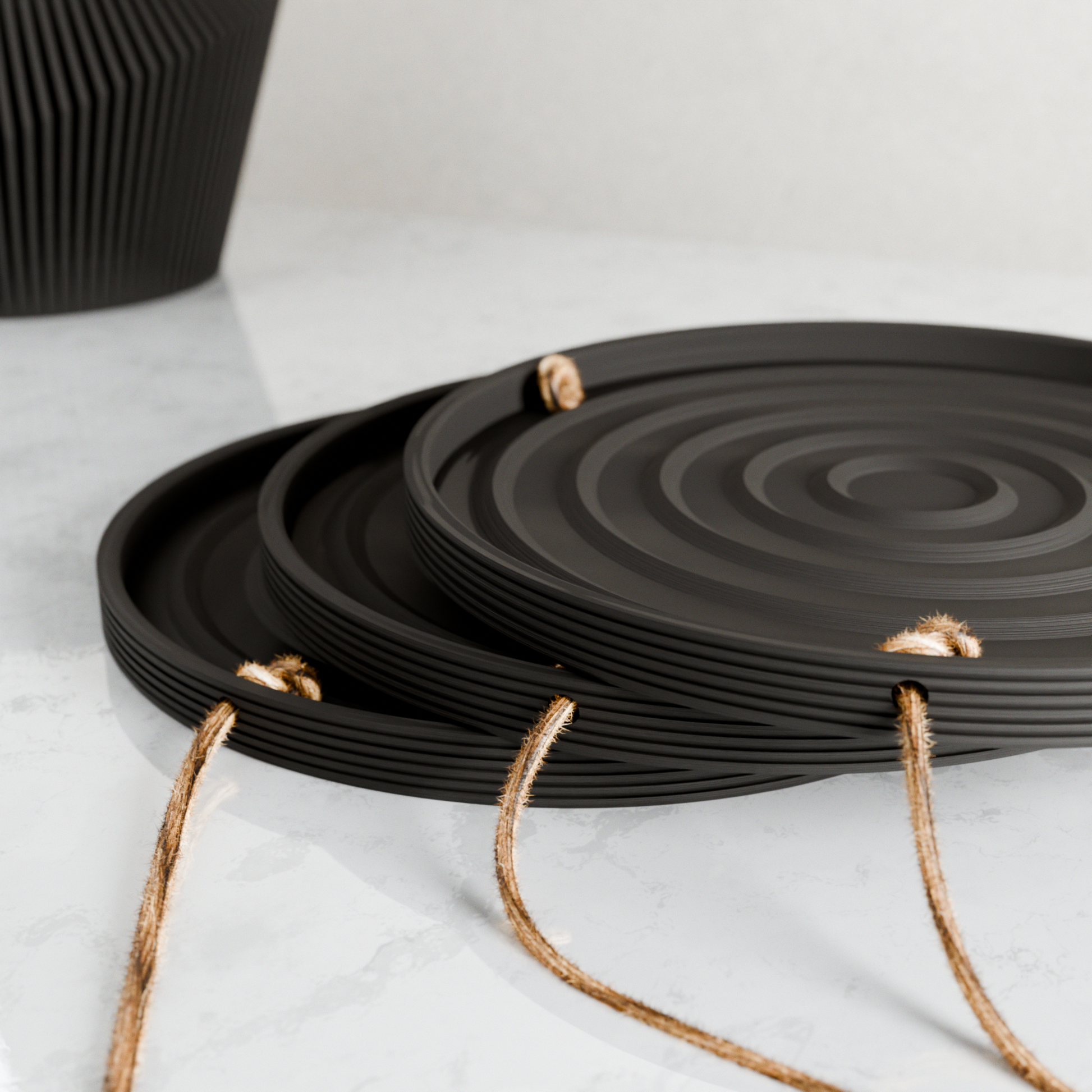 hanging plant water tray Hanging Plant Pot Tray