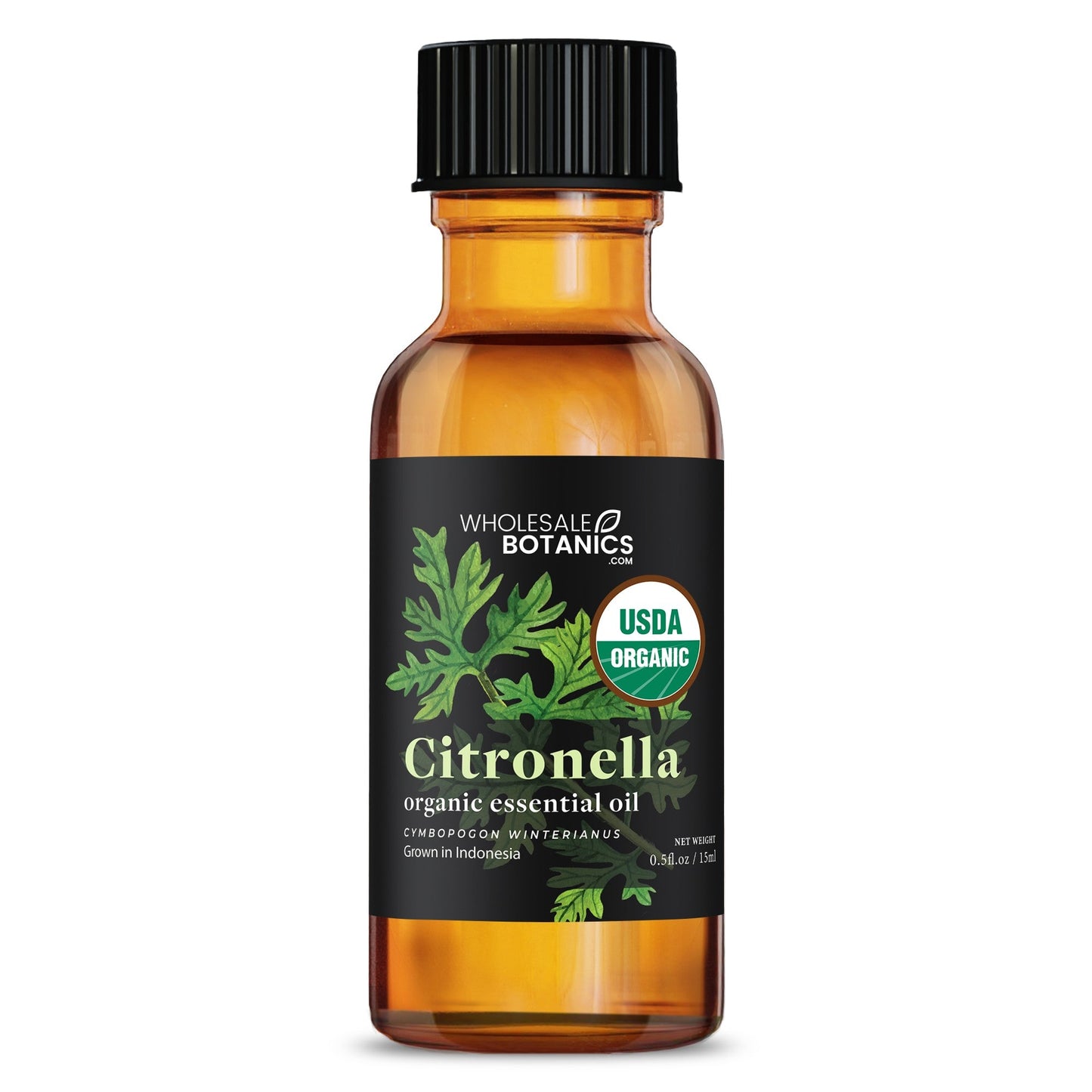 Organic Citronella Essential Oil – .5 oz Organic_Essential_Oil