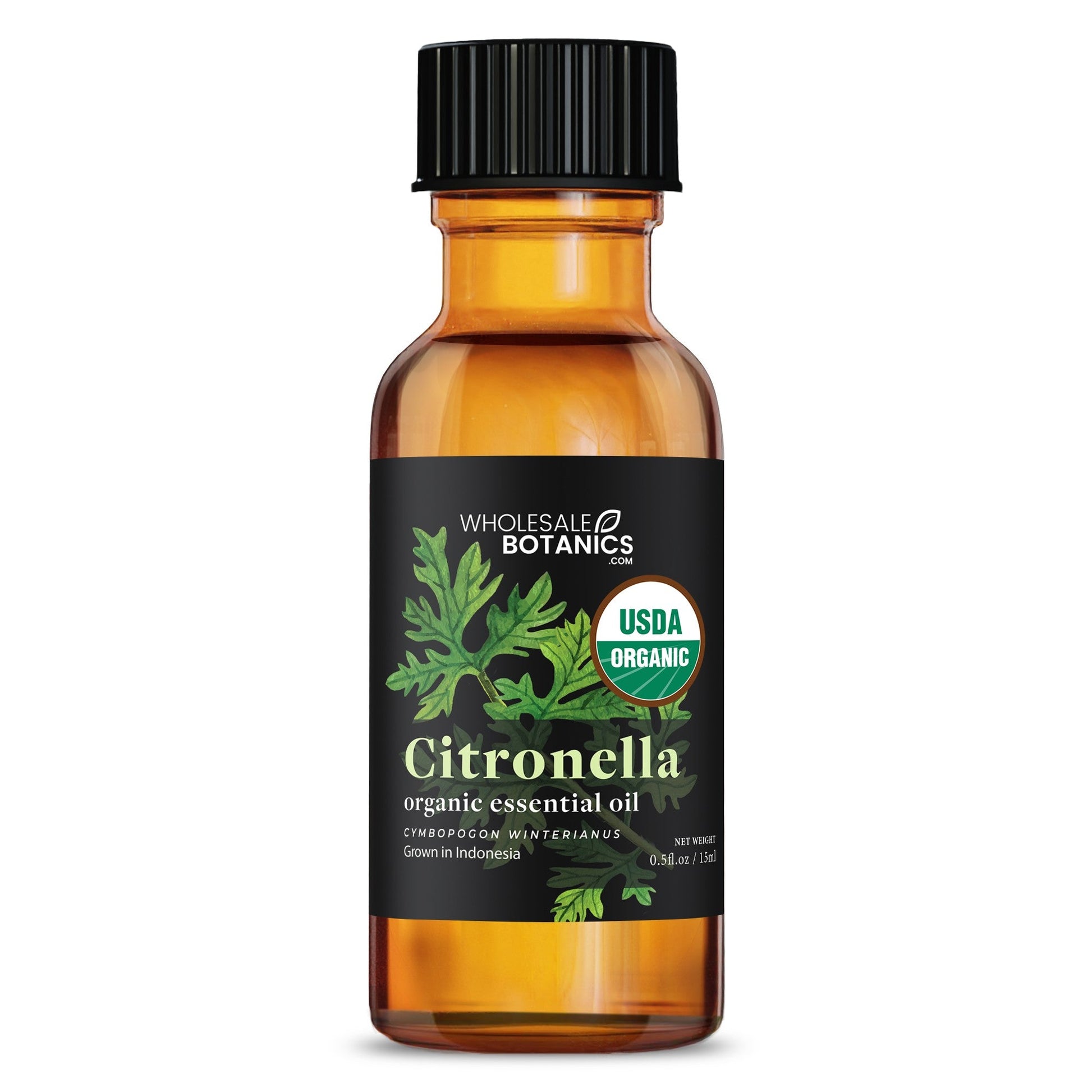 Organic Citronella Essential Oil – .5 oz Organic_Essential_Oil