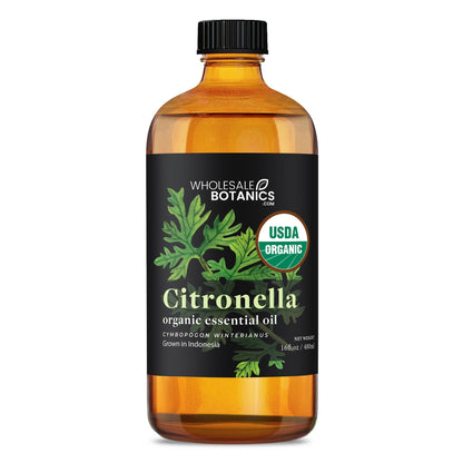 Organic Citronella Essential Oil – 16 oz Organic_Essential_Oil