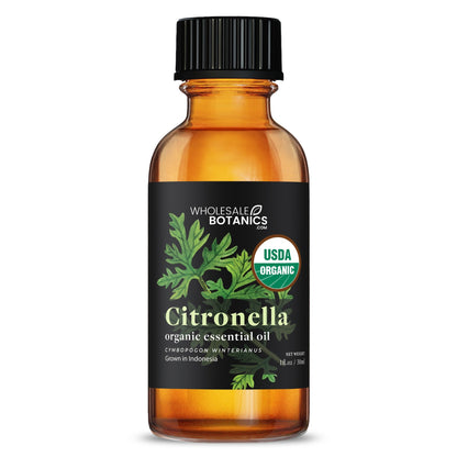 Organic Citronella Essential Oil – 1 oz Organic_Essential_Oil