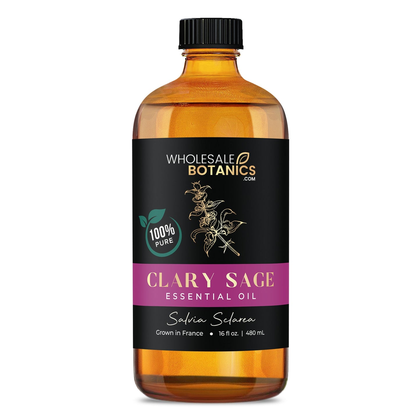 Clary Sage Essential Oil – Purity 16 oz Essential_Oil