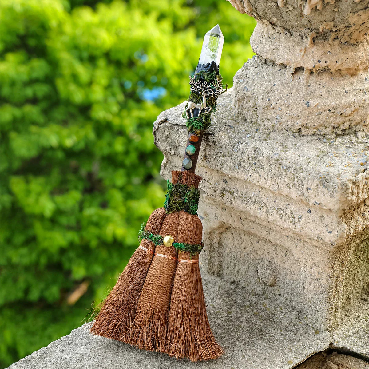 Crystal Charm Brooms