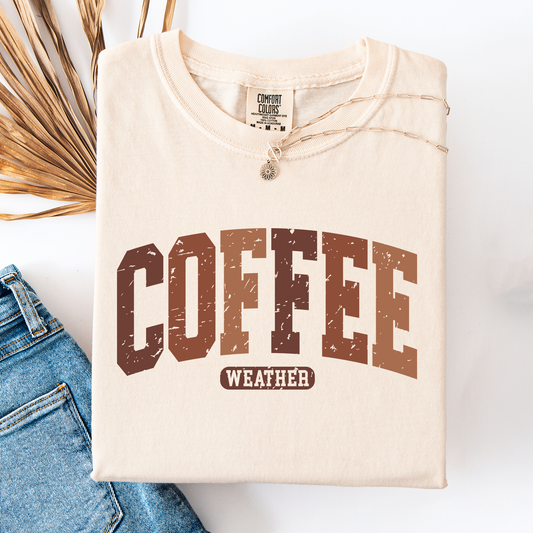 Coffee Weather Comfort Colors T-Shirt