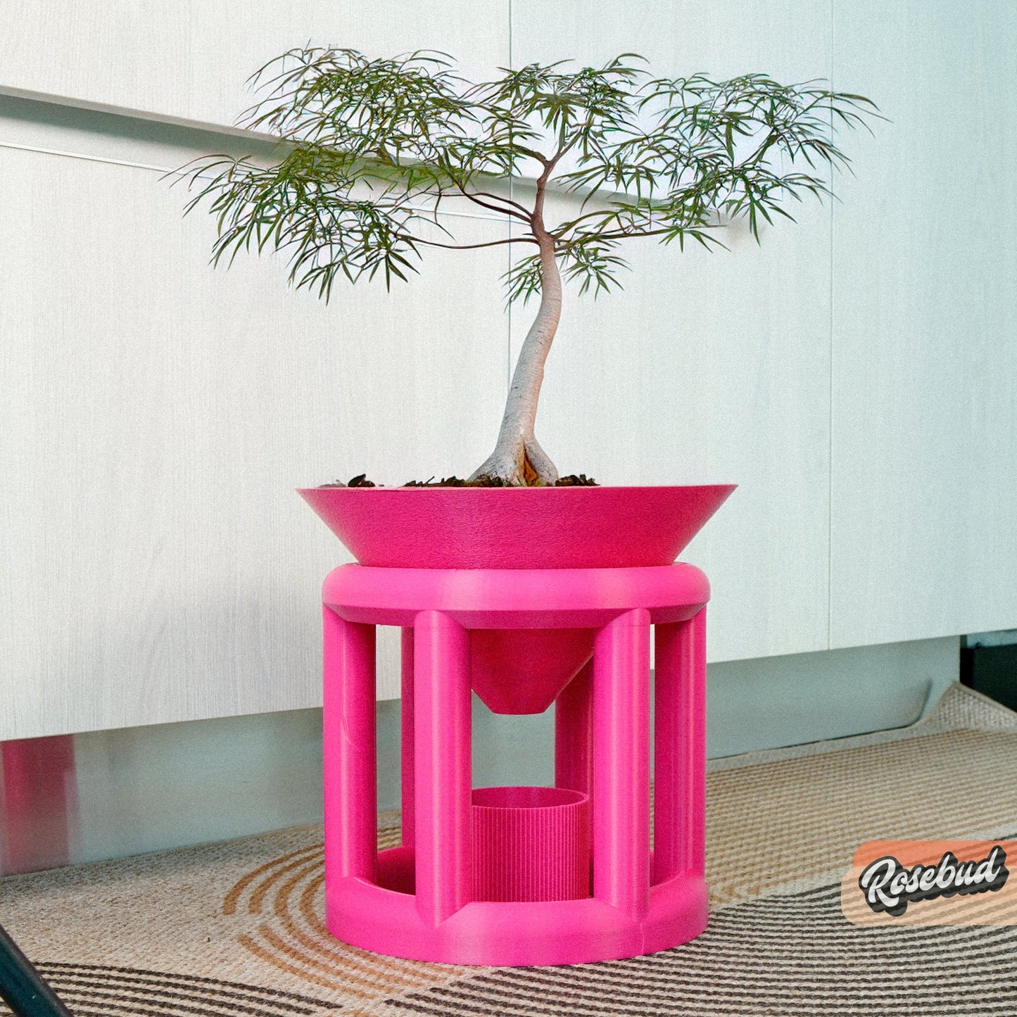 Conduit Plant Stand with Planter & Catch – Pots & Planters