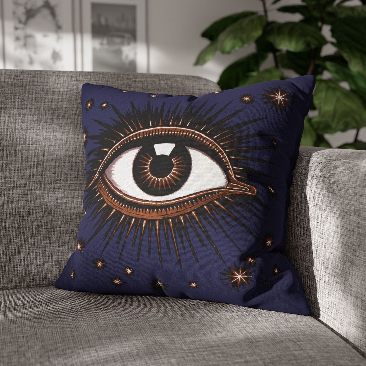 "All Seeing Eye" - Throw Pillow (Violet)