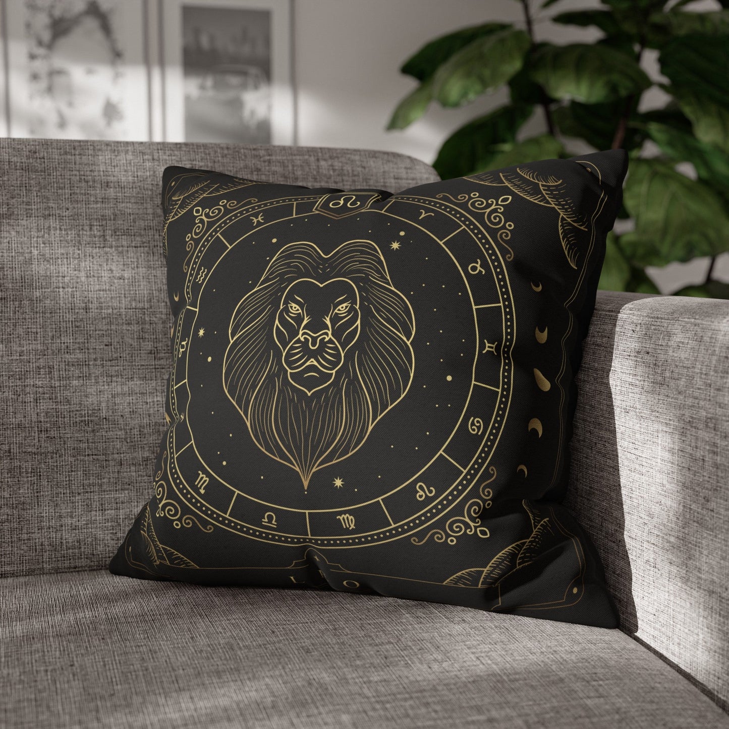 Zodiac Series - LEO ♌ - Throw Pillow