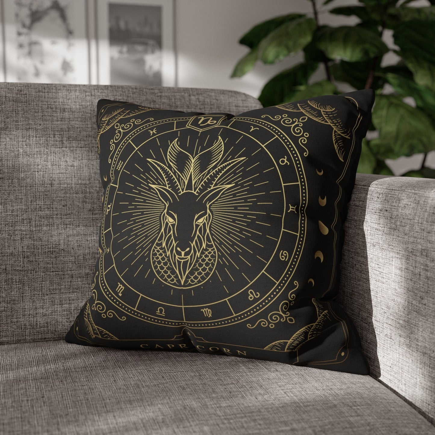 Zodiac Series - CAPRICORN ♑ - Throw Pillow