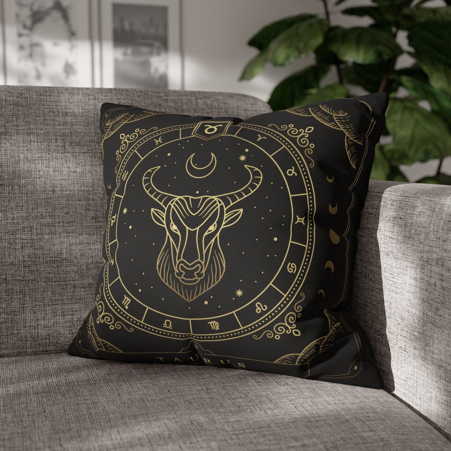 Zodiac Series - TAURUS ♉ - Throw Pillow
