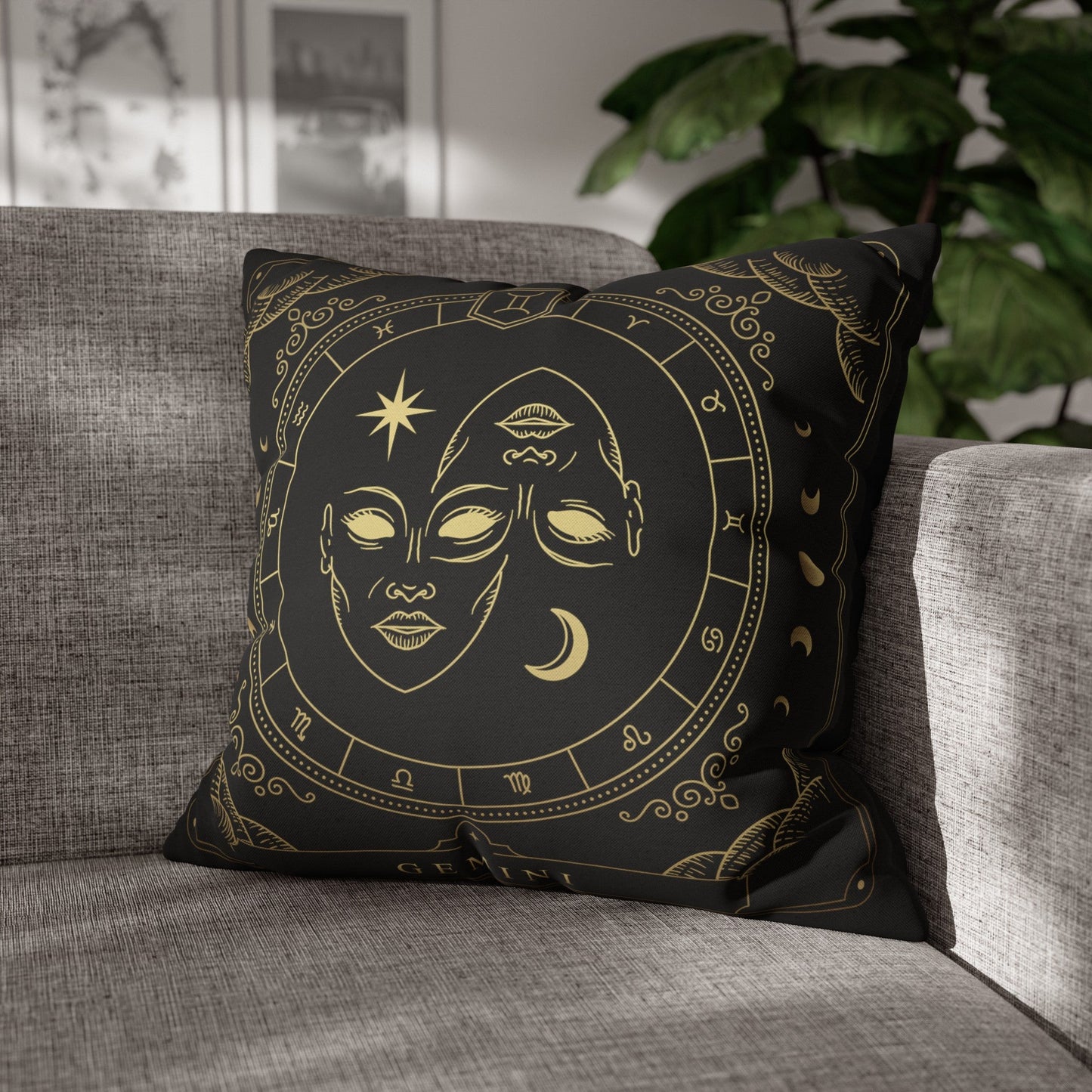 Zodiac Series - GEMINI ♊ - Throw Pillow