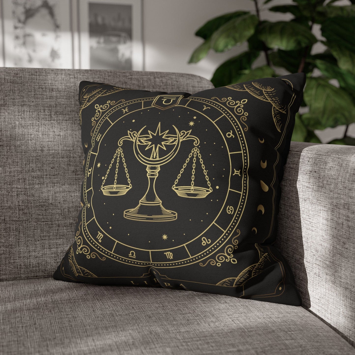 Zodiac Series - LIBRA ♎ - Throw Pillow