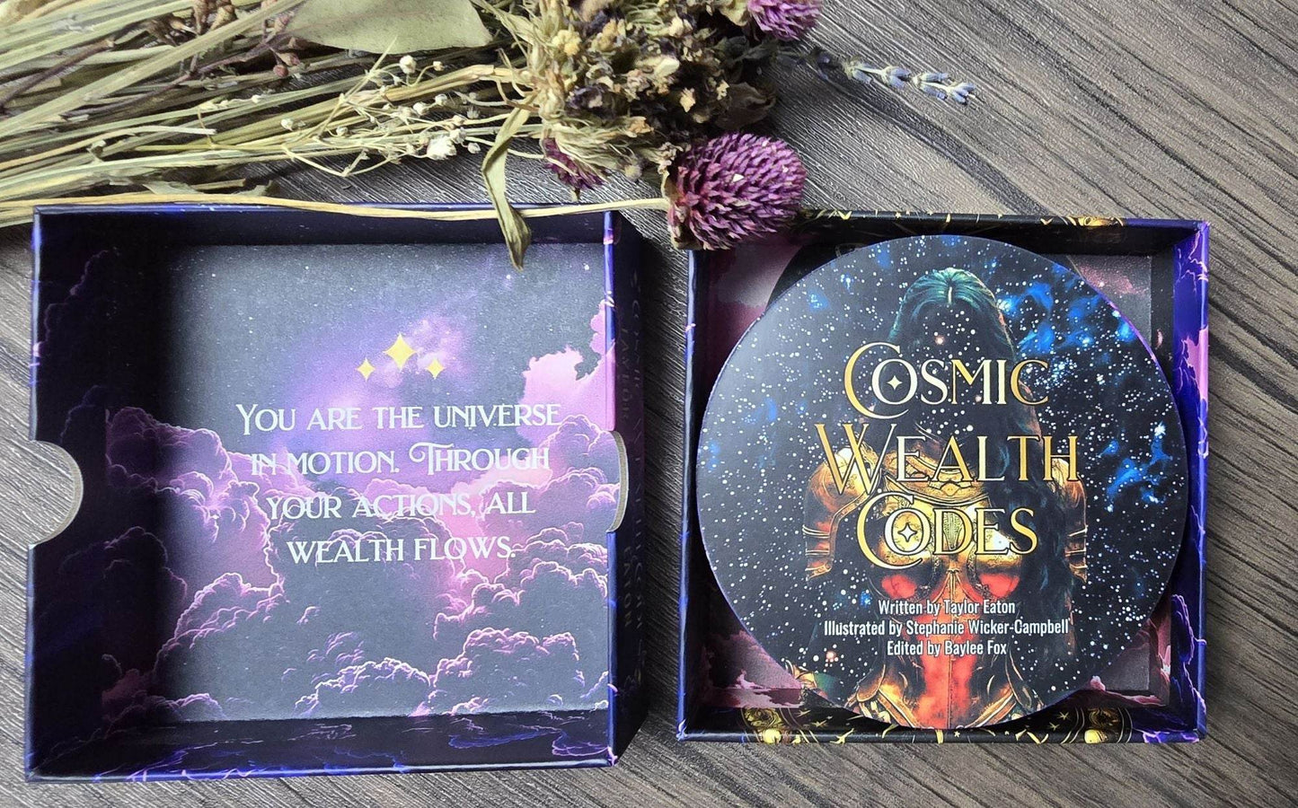 Cosmic Wealth Codes Affirmation Deck: 55 Cards for Abundance
