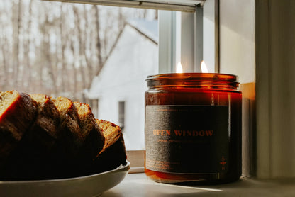 Banana Nut Bread Candle | Warm Bakery Scent Cozy Home Fragrance –