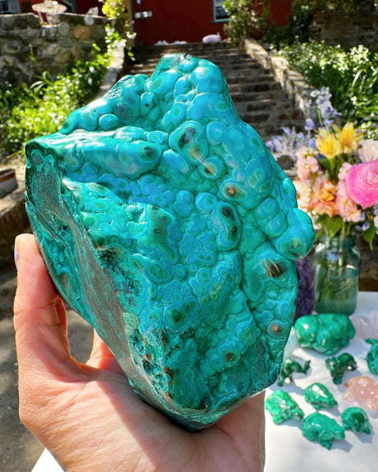 Chrysocolla w/ Malachite –