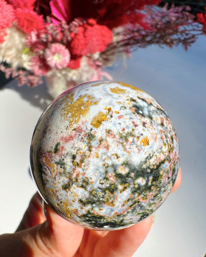 Ocean Jasper Sphere –