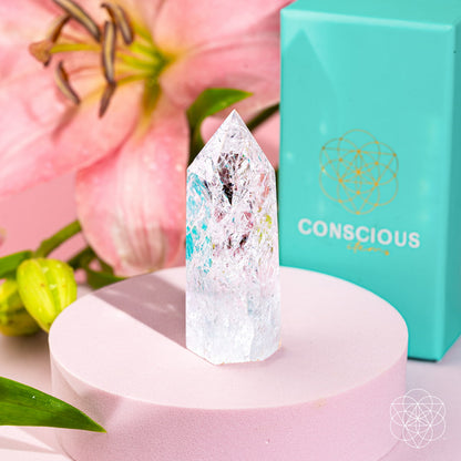Limitless Manifestation - Ice Quartz Point – Home Decoration